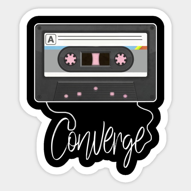 Love Music Converge Proud Name Awesome Cassette Sticker by BoazBerendse insect